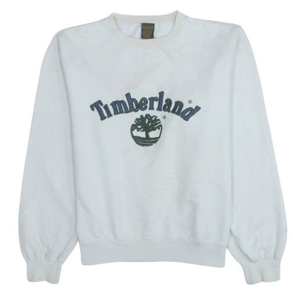 Womens UK Size L Timberland White Pullover Sweatshirt