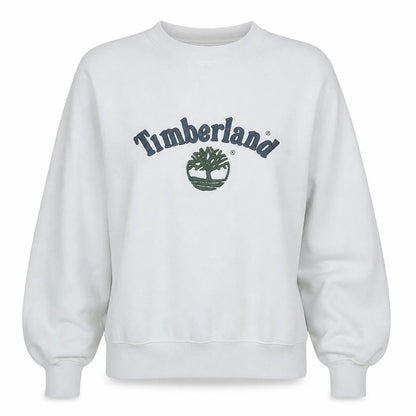 Womens UK Size L Timberland White Pullover Sweatshirt