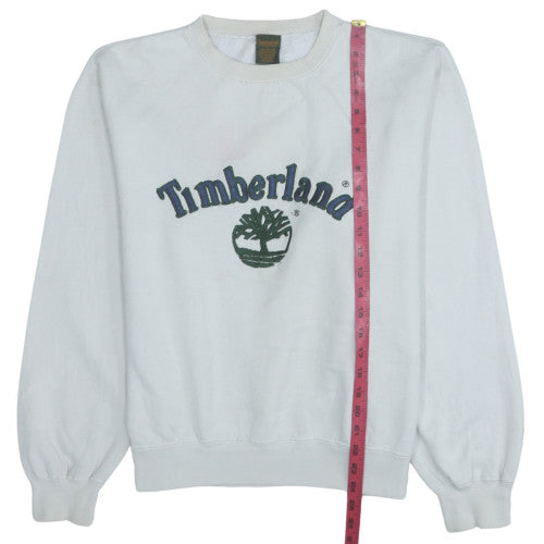 Womens UK Size L Timberland White Pullover Sweatshirt