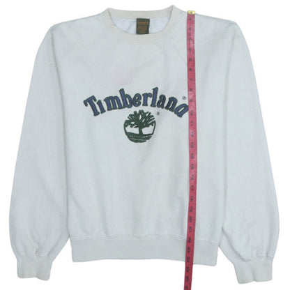 Womens UK Size L Timberland White Pullover Sweatshirt