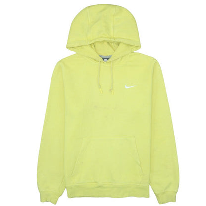 Womens UK Size M Nike Yellow Pullover Hoodie