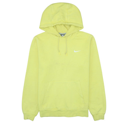 Womens UK Size M Nike Yellow Pullover Hoodie