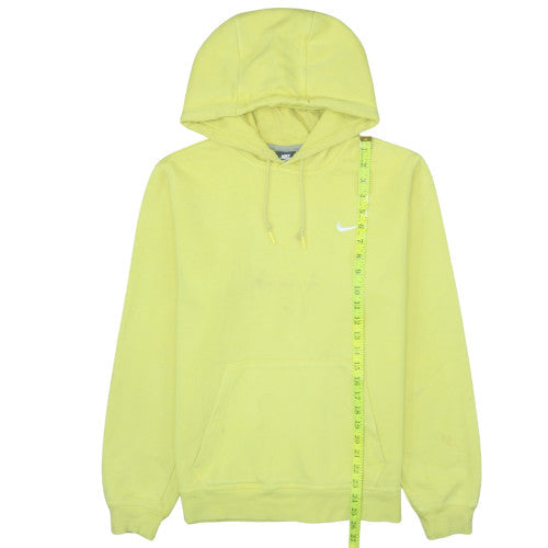 Womens UK Size M Nike Yellow Pullover Hoodie