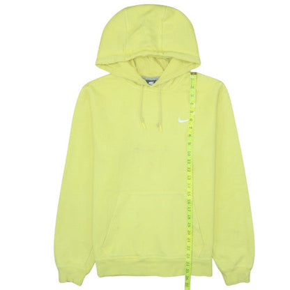 Womens UK Size M Nike Yellow Pullover Hoodie