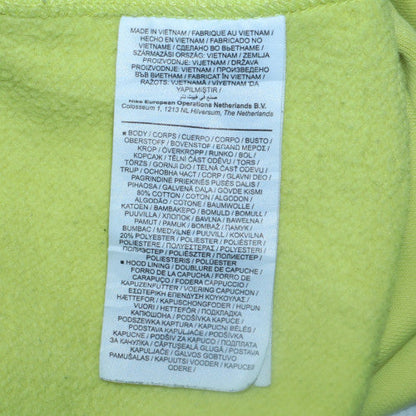 Womens UK Size M Nike Yellow Pullover Hoodie