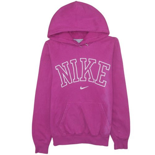 Womens UK Size M Nike Pink Pullover Hoodie
