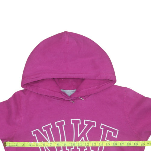 Womens UK Size M Nike Pink Pullover Hoodie