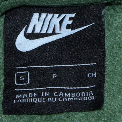 Mens UK Size S Nike Green Pullover Hoodie