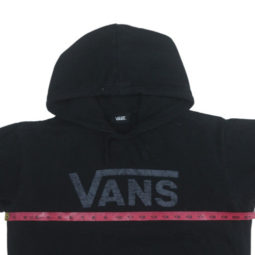 Womens UK Size S VANS Black Pullover Hoodie