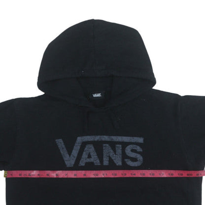 Womens UK Size S VANS Black Pullover Hoodie