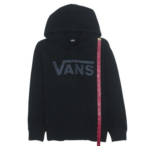 Womens UK Size S VANS Black Pullover Hoodie