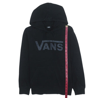 Womens UK Size S VANS Black Pullover Hoodie