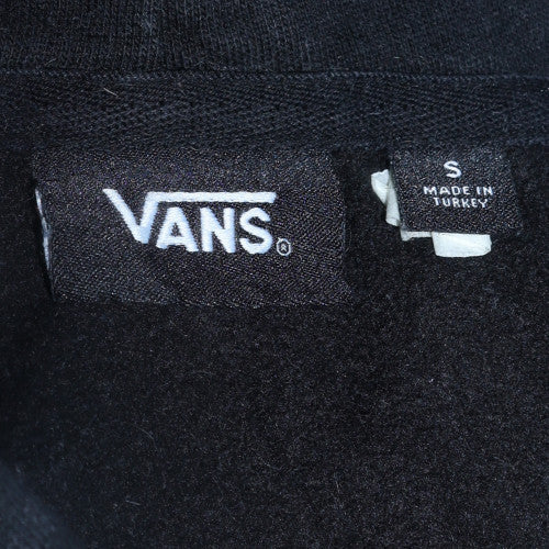 Womens UK Size S VANS Black Pullover Hoodie