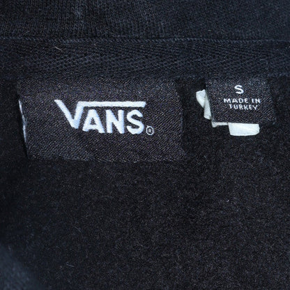 Womens UK Size S VANS Black Pullover Hoodie