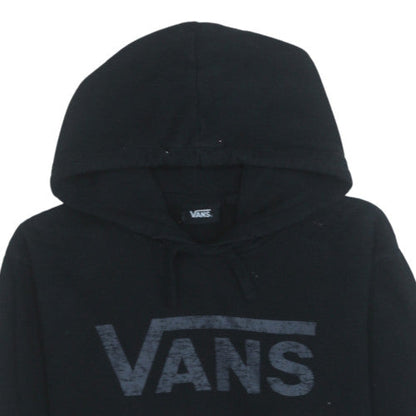 Womens UK Size S VANS Black Pullover Hoodie