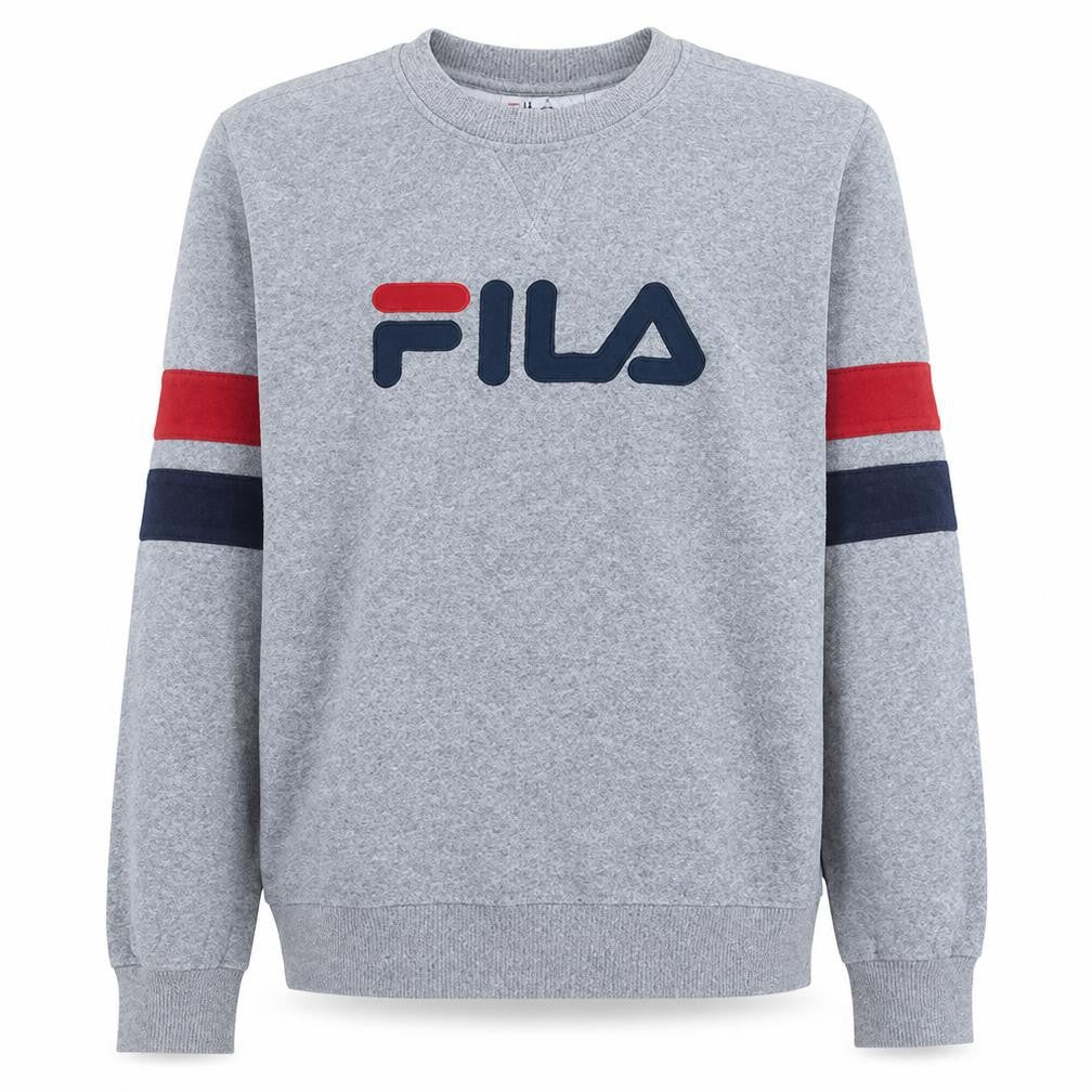 Mens UK Size M FILA Grey Pullover Sweatshirt