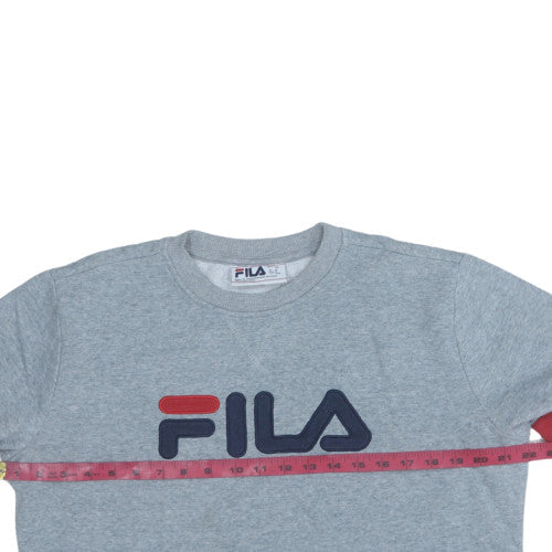 Mens UK Size M FILA Grey Pullover Sweatshirt