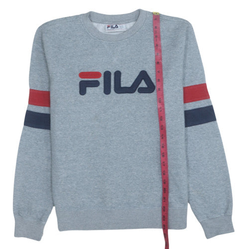 Mens UK Size M FILA Grey Pullover Sweatshirt