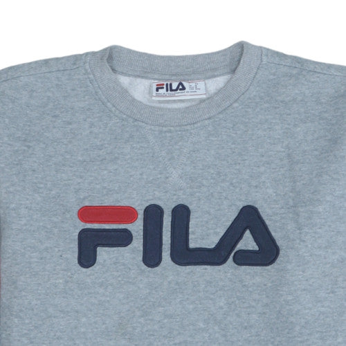 Mens UK Size M FILA Grey Pullover Sweatshirt