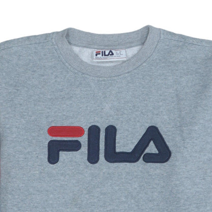 Mens UK Size M FILA Grey Pullover Sweatshirt