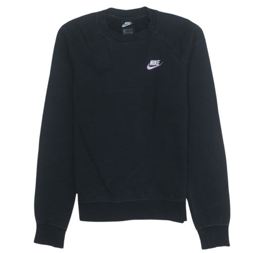 Womens UK Size XS Nike Black Pullover Sweatshirt