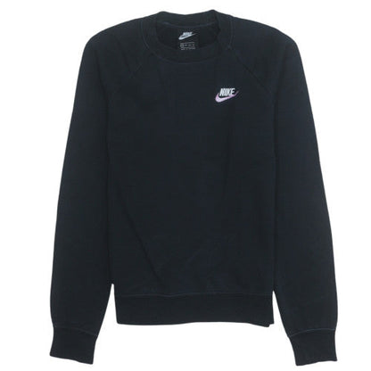 Womens UK Size XS Nike Black Pullover Sweatshirt