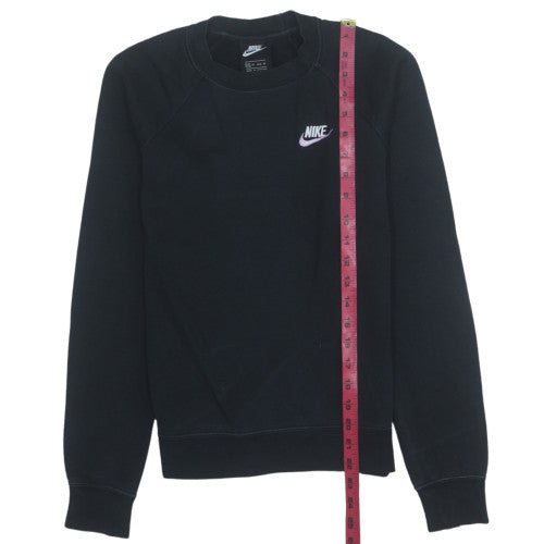 Womens UK Size XS Nike Black Pullover Sweatshirt