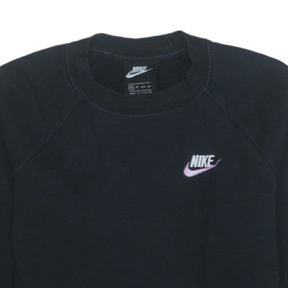 Womens UK Size XS Nike Black Pullover Sweatshirt