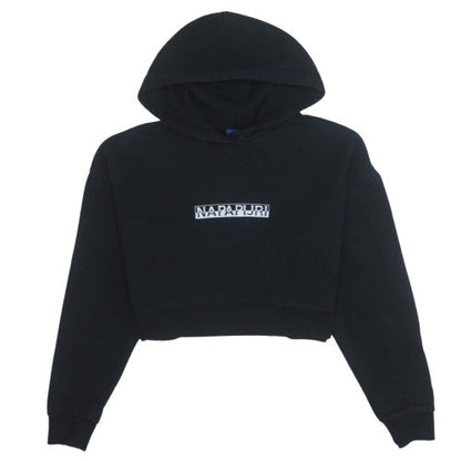 Womens UK Size M Napapijri Black Pullover Hoodie