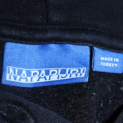 Womens UK Size M Napapijri Black Pullover Hoodie