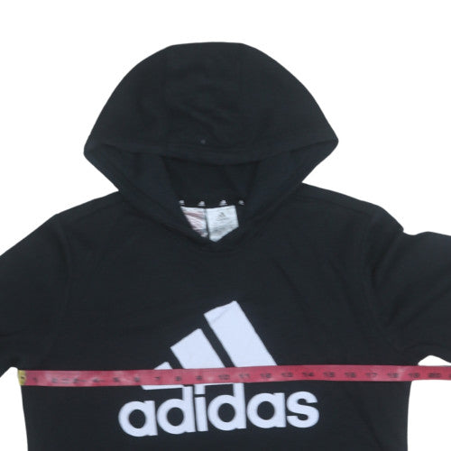Boys UK Size 13-14 Years adidas Black Pullover Hoodie
