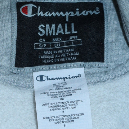Mens UK Size S Champion Grey Pullover Hoodie