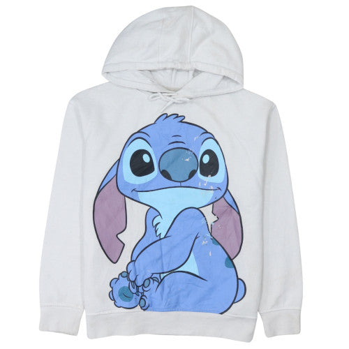 Womens UK Size 12 Disney White Pullover Hoodie