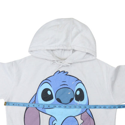 Womens UK Size 12 Disney White Pullover Hoodie