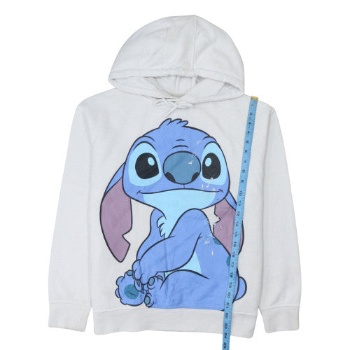 Womens UK Size 12 Disney White Pullover Hoodie