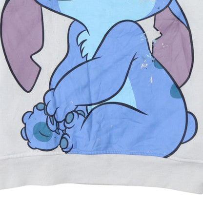 Womens UK Size 12 Disney White Pullover Hoodie