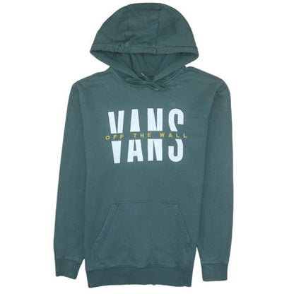 Mens UK Size S VANS Green Pullover Hoodie