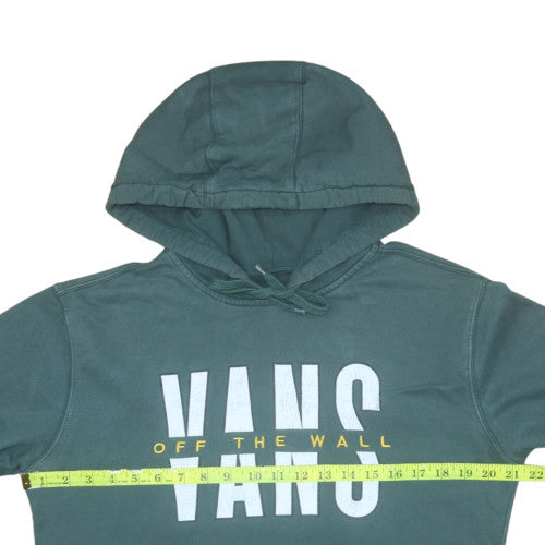 Mens UK Size S VANS Green Pullover Hoodie