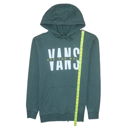 Mens UK Size S VANS Green Pullover Hoodie