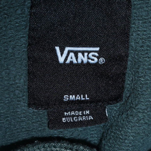 Mens UK Size S VANS Green Pullover Hoodie