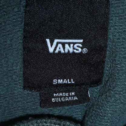 Mens UK Size S VANS Green Pullover Hoodie