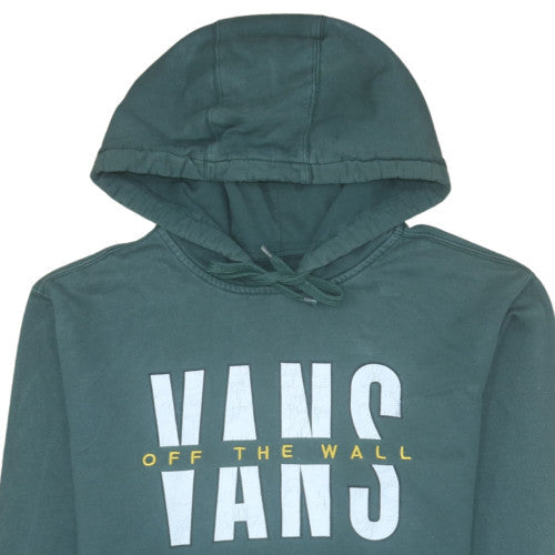 Mens UK Size S VANS Green Pullover Hoodie