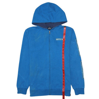 Boys UK Size 13-14 Years Animal Blue Full Zip Hoodie