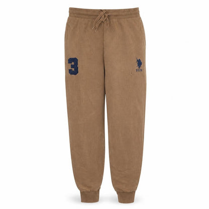 Mens UK Size M U.S. Polo Assn. Regular Fit Sweatpants Brown Trousers