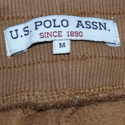 Mens UK Size M U.S. Polo Assn. Regular Fit Sweatpants Brown Trousers