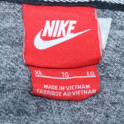 Womens UK Size XL Nike Grey Full Zip Hoodie