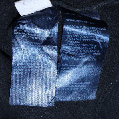 Womens UK Size XS Tommy Jeans Black Pullover Sweatshirt