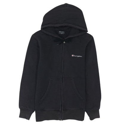 Mens UK Size S Champion Black Full Zip Hoodie