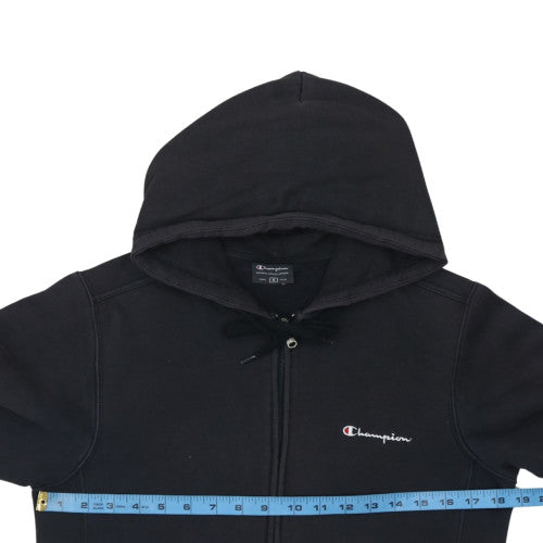 Mens UK Size S Champion Black Full Zip Hoodie