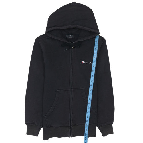 Mens UK Size S Champion Black Full Zip Hoodie